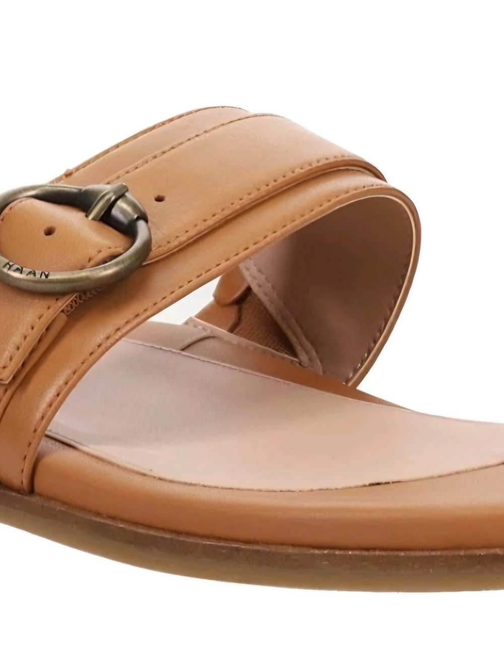 Cole Haan Abbie Slide  Womens Brown Casual Sandals W26212 Size 6.5M New